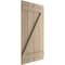 Ekena Millwork Rustic Four Board Joined Board-n-Batten Rough Sawn Faux Wood Shutters w/Z-Board, 22W x 36H, PR SHUBJZ22X36RSPR - alternate 18